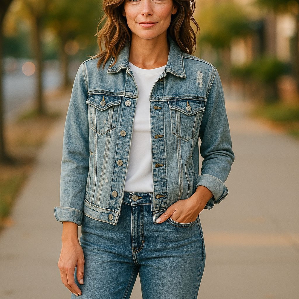 Art Class Blue Jean Jacket